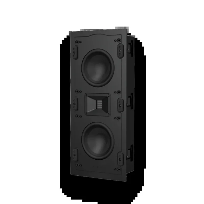 A professional high-end home theater system metal audio speaker array suitable for cinemas
