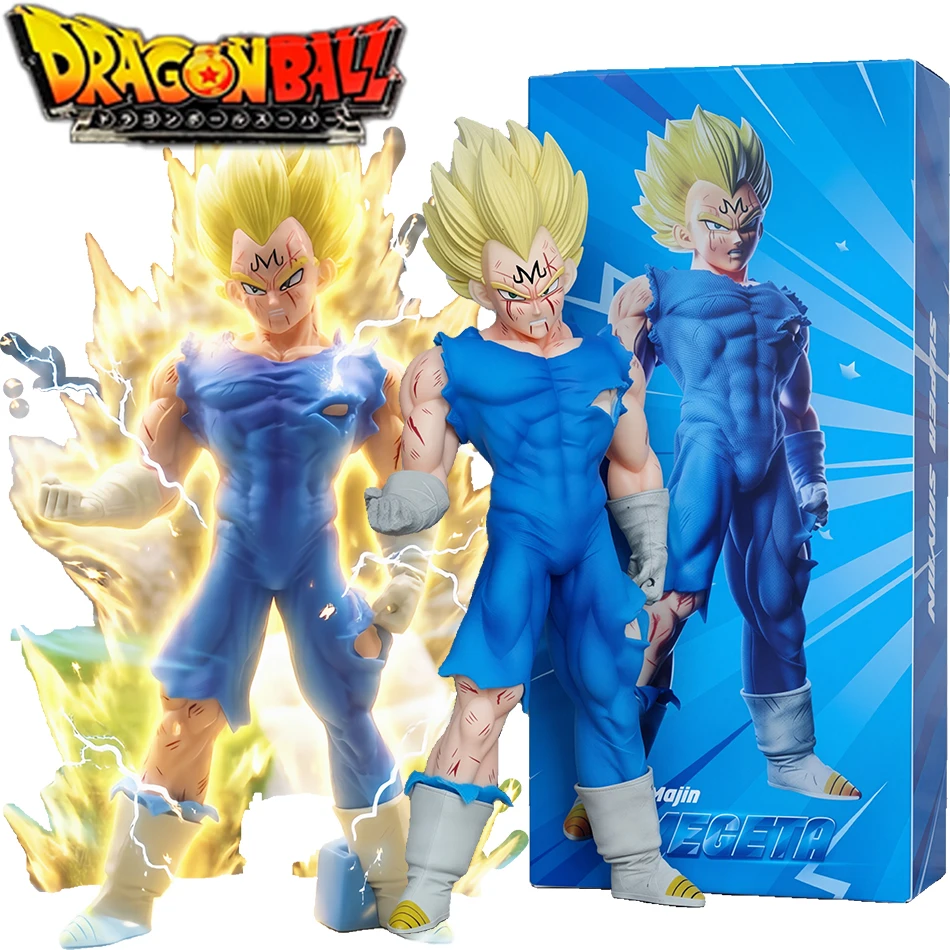 Figura de Anime Dragon Ball de 20cm, figura de Goku Vegeta, figura de Super Saiyan, figura de acción, estatua, modelo, muñeca, colección, juguetes, regalo para niños