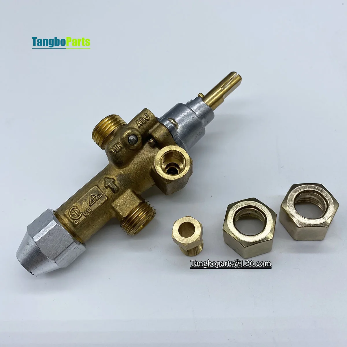 Commercial Cooker Copper LPG NG Gas Control Valve For MARENO PEL21S CE0085 AQ0608 Gas Stove Burner Cooker Replacement