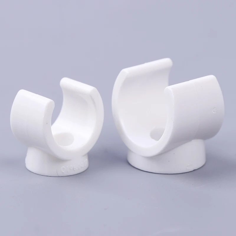 20 ชิ้น 20 มิลลิเมตร PVC ท่อ Clamps คลิปเชื่อมต่อ Fit สําหรับ 0.5/0.79 นิ้ว OD ทีวีถาดท่อท่อแขวนสนับสนุน Pex ท่อ