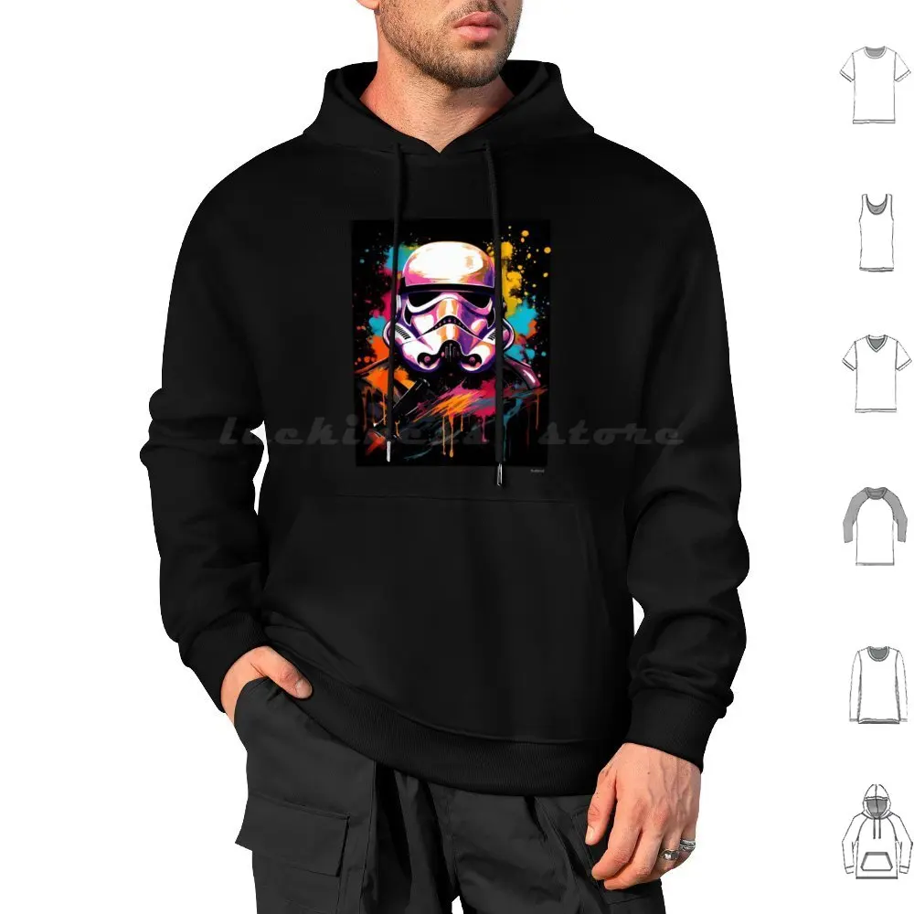 Psychedelic Sentinel : Spectrum Trooper Hoodie cotton Long Sleeve Psychedelicart Urbanexpression Spectrumtrooper