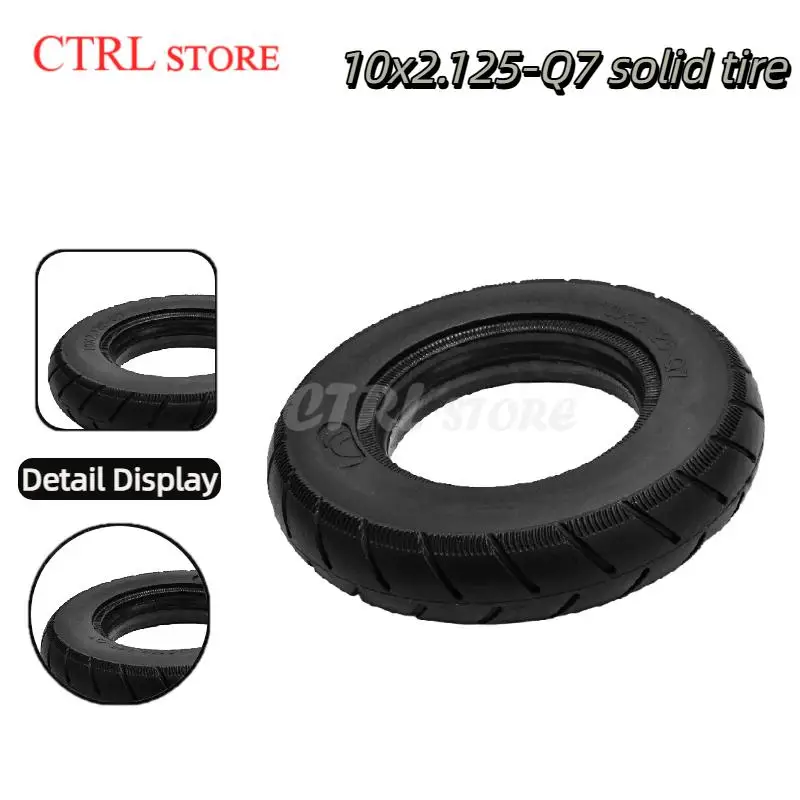 NEW 10x2.125-Q7 Solid Tire for Electric Scooter Balance Car 10 Inch 10x2.125-Q7 Non Pneumatic Explosion Proof Tire Parts