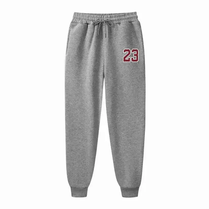 New Solid Color Sports and Casual Pants for Men and Women\'s Fashion Hip Hop Drawstring Pants Full Length Slim Fit Harajuku Joggi