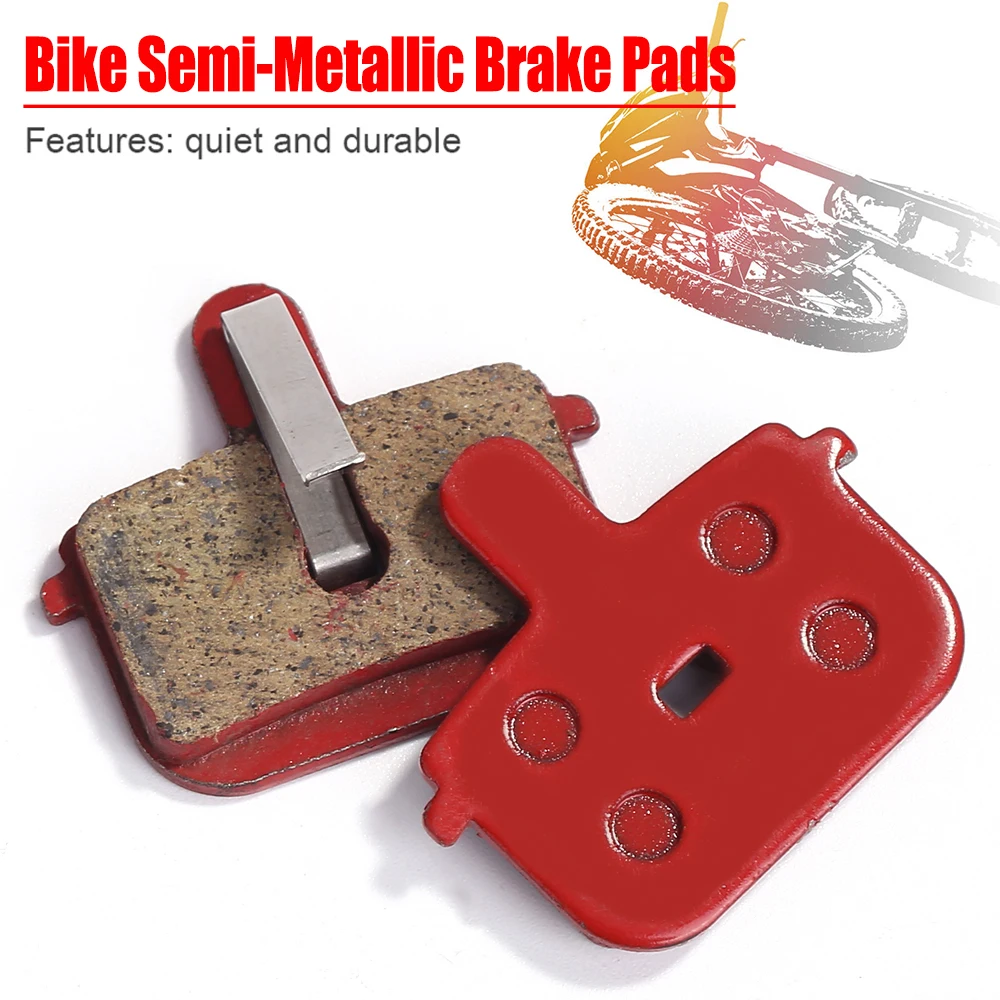 1-4 Sätze halb metallische Bremsbeläge Harz Eisen MTB Mountainbike Scheiben bremsbeläge Fahrrad leise Bremsbeläge Fahrrad Fahrrad teil