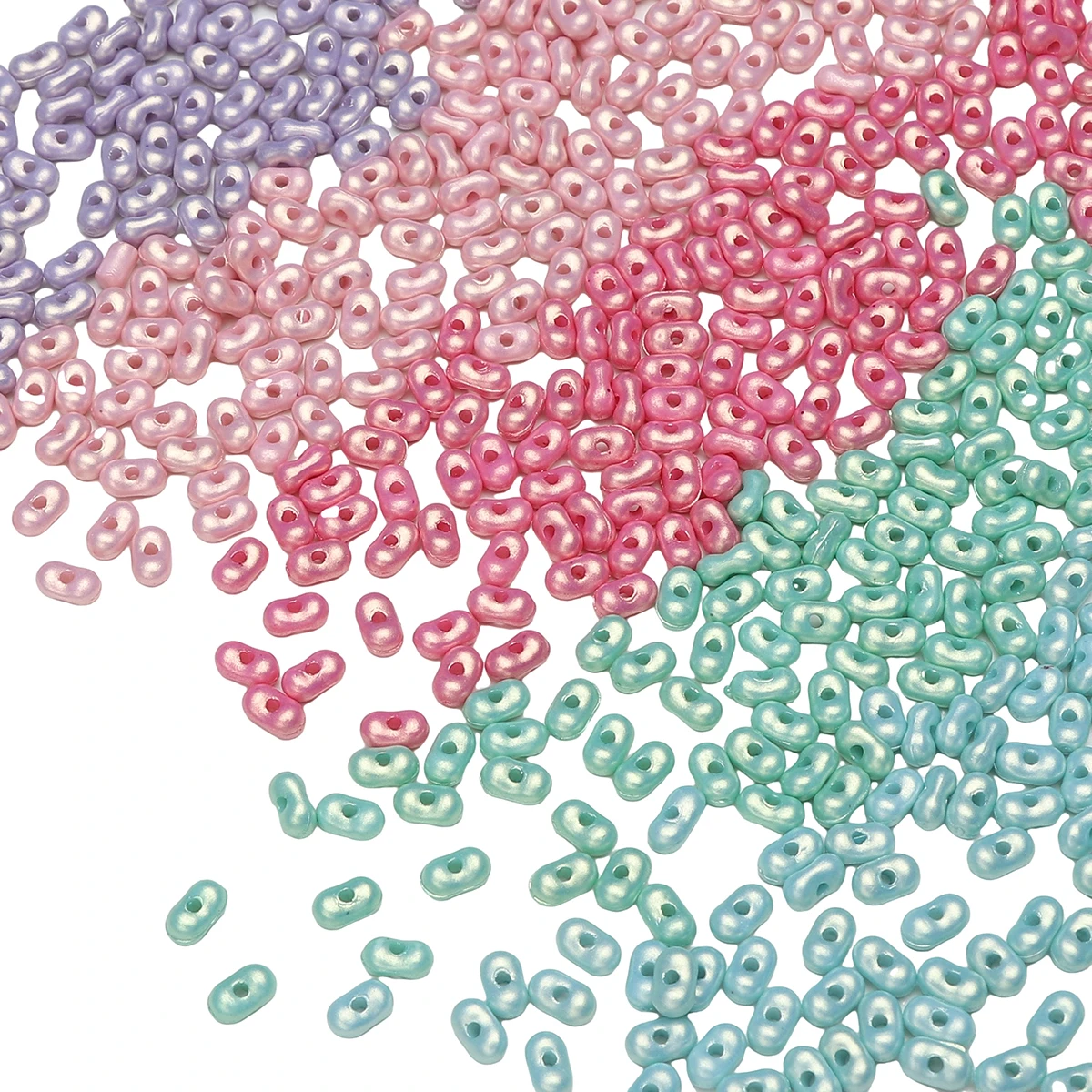 

6x4mm 5g Acrylic beading Peanut Bead Oval Loose Spacer Beads for Handmade Jewelry Making Bracelets Necklaces DIY Accessories