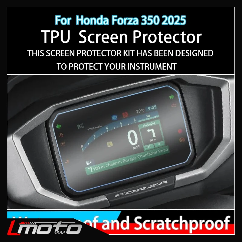 

For Honda Forza 350 2025 Dashboard Screen Protector Instructment Anti Glare Cluster Instrument Film NSS350