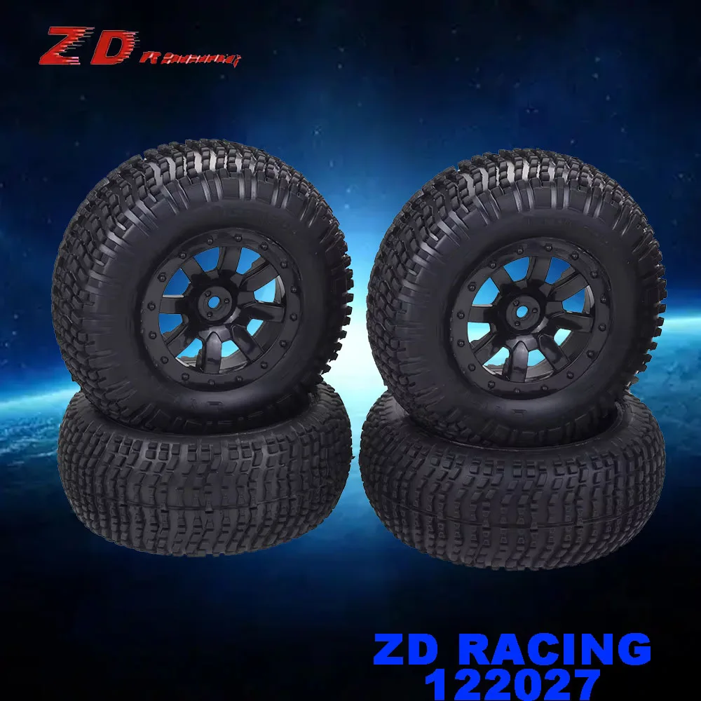 

ZD Racing 4 шт. 1:10 шины для грузовиков с коротким ходом — комплект колес для радиоуправляемых автомобилей Traxxas Slash, HPI, Redcat, HSP, LRP