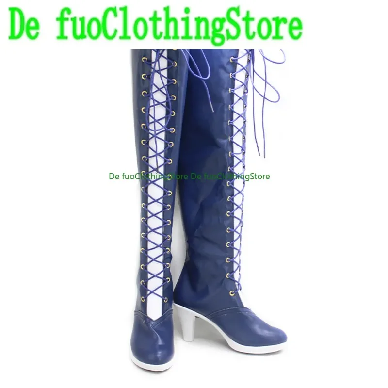 Defuo LoveLive! Love Live Nijigasaki High School Idol Club Asaka Karin Cosplay Shoes Boots Game Anime Halloween Shoes