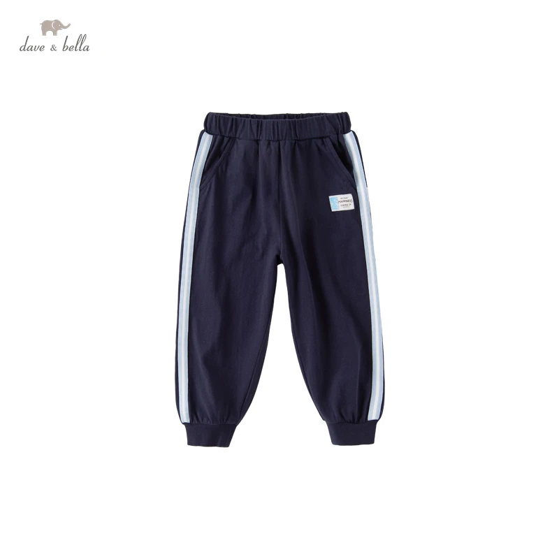 Dave Bella Children's Pants Summer New Mercerized Cotton Boy's Sweatpants Girl's Anti-Mosquito Pants Older Kids DK2235630