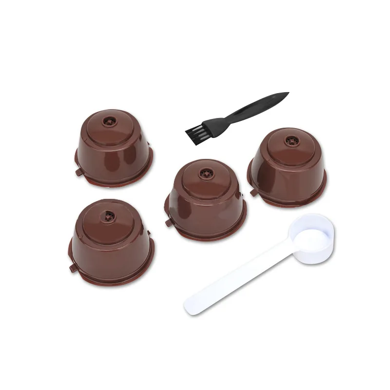 1 Piece Coffee Capsule Filter Cup Reusable Pod Plastic Fill Filter Pod Coffee Machine Accessories Household