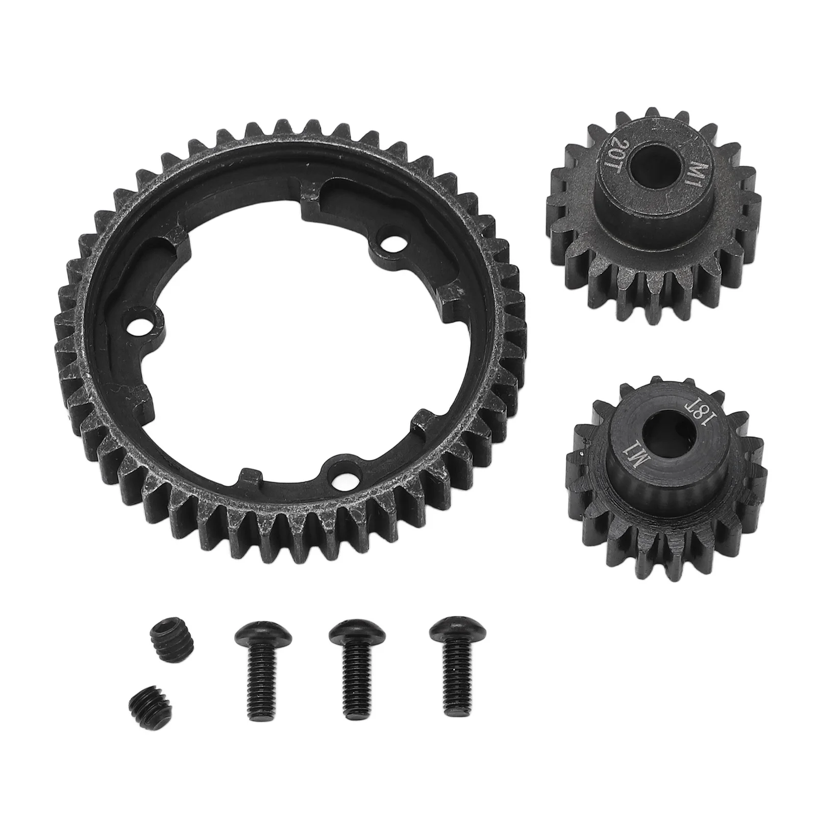 

Hard Steel 46T Main Spur Gear M1 18T 20T Pinion for Traxxas XO 1 E REVO 2.0 Remote Control Car