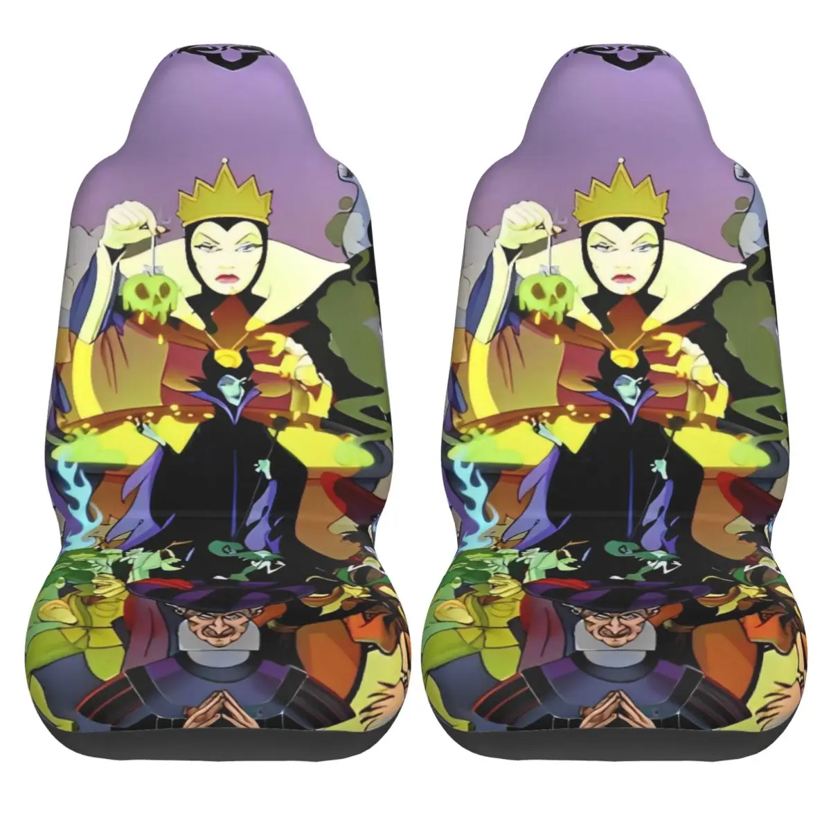 

Чехлы на автомобильные сиденья Villains, зимние полиэстеровые чехлы на автомобильные сиденья, протектор, 2 шт., оригинальный чехол