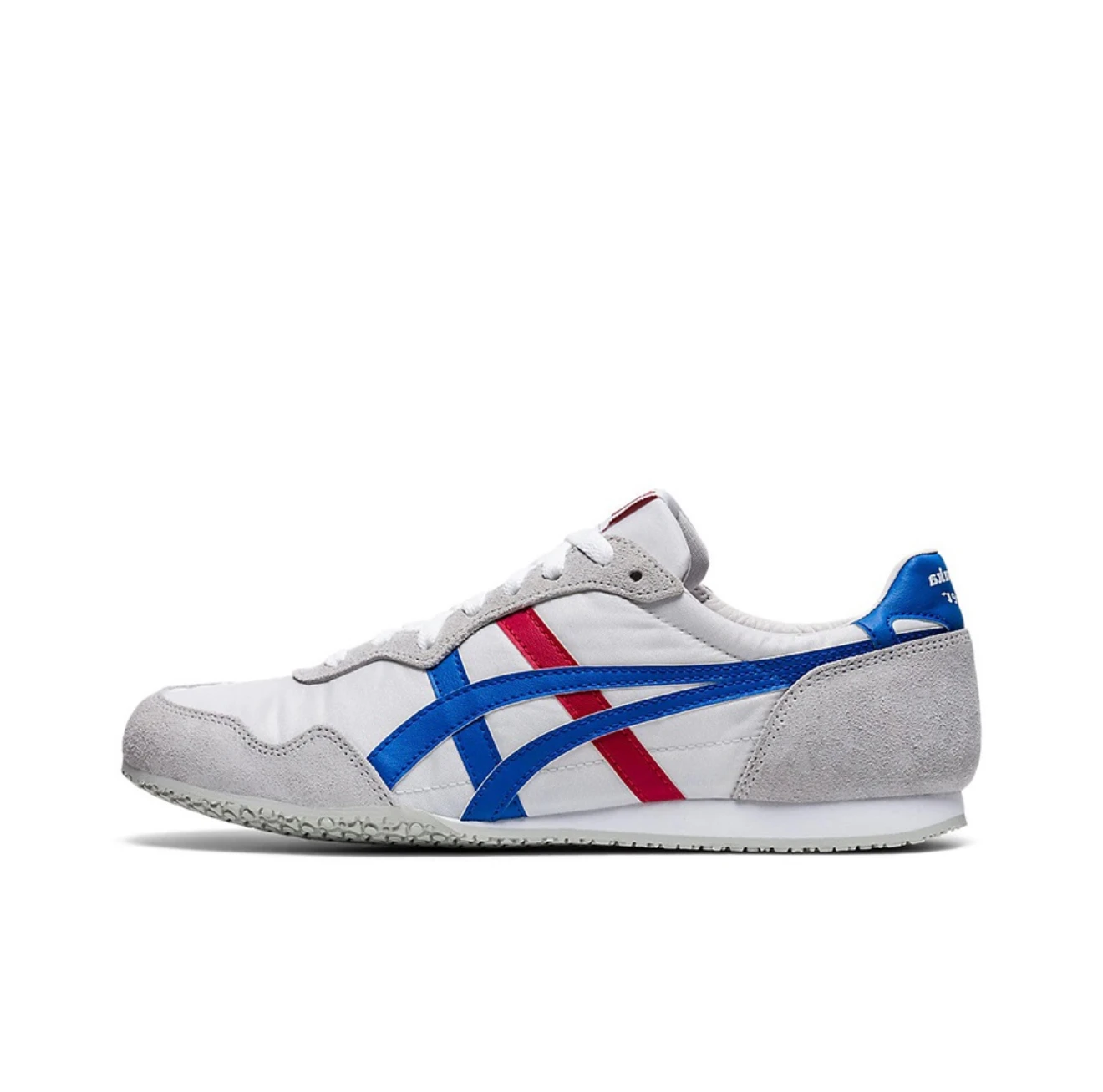 Onitsuka Tiger Serrano Leather Sports Round Toe Lace-up Wear-resistant Lightweight Low-top Sneakers for Men and Women