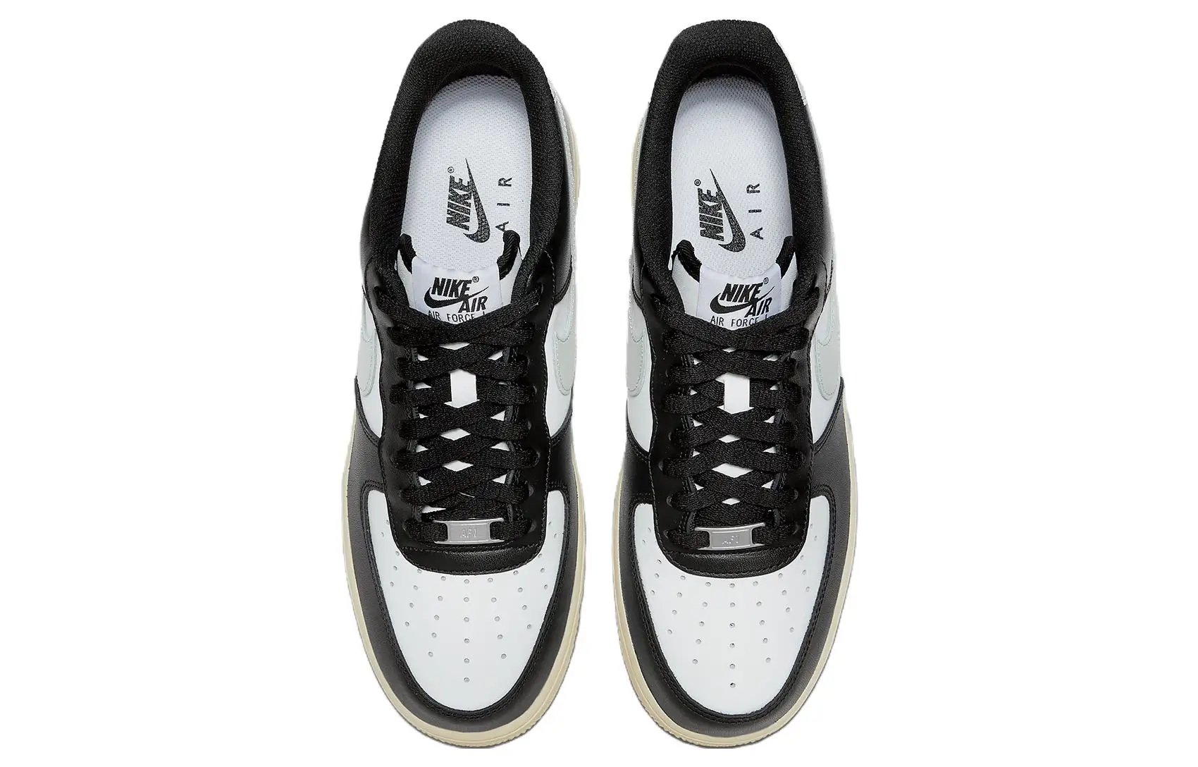 Scarpe da ginnastica Nike Air Force 1 '07 'nero bianco cocco latte