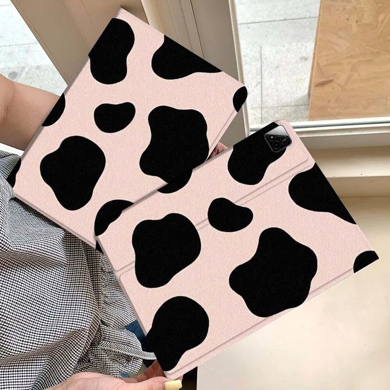 

Pink Cow Print Cartoon Tablet Case For Xiaomi Redmi Mini Pad SE K 2 4 5 6 7 8 2023 2025 11 8.8 11.2 10.1 Pro Gift