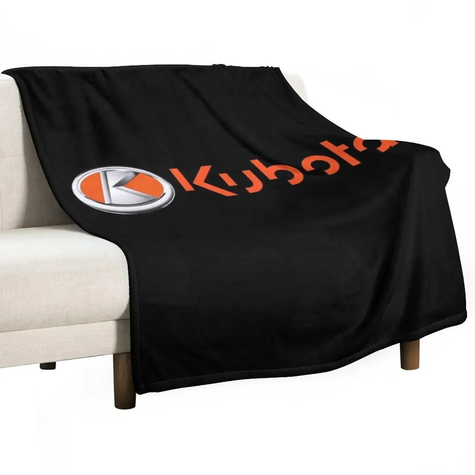 

Kubota Logo (Orange Text) Throw Blanket Bed linens decorative Comforter Luxury Brand Blankets