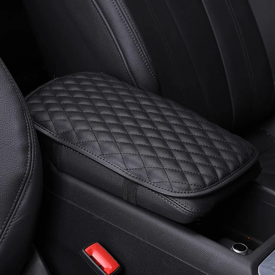 

1Pc Universal Leather Car Auto Interior Center Armrest Glove Personalized Fashion Armrest Pad Anti Slip Armrest Pad Cover Part