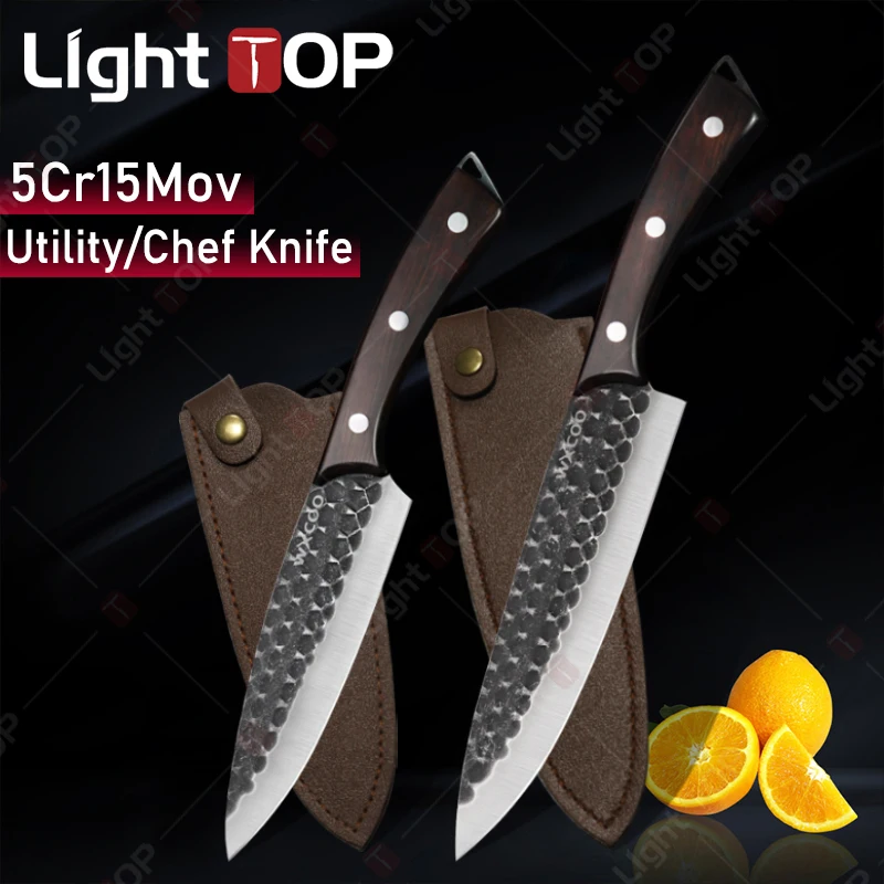 

WXCOO Multi-purpose Chef's Knife Stainless Steel Boning Knife Kitchen Vegetable Cutter Butcher Meat Cleaver Beef Cutting Knives