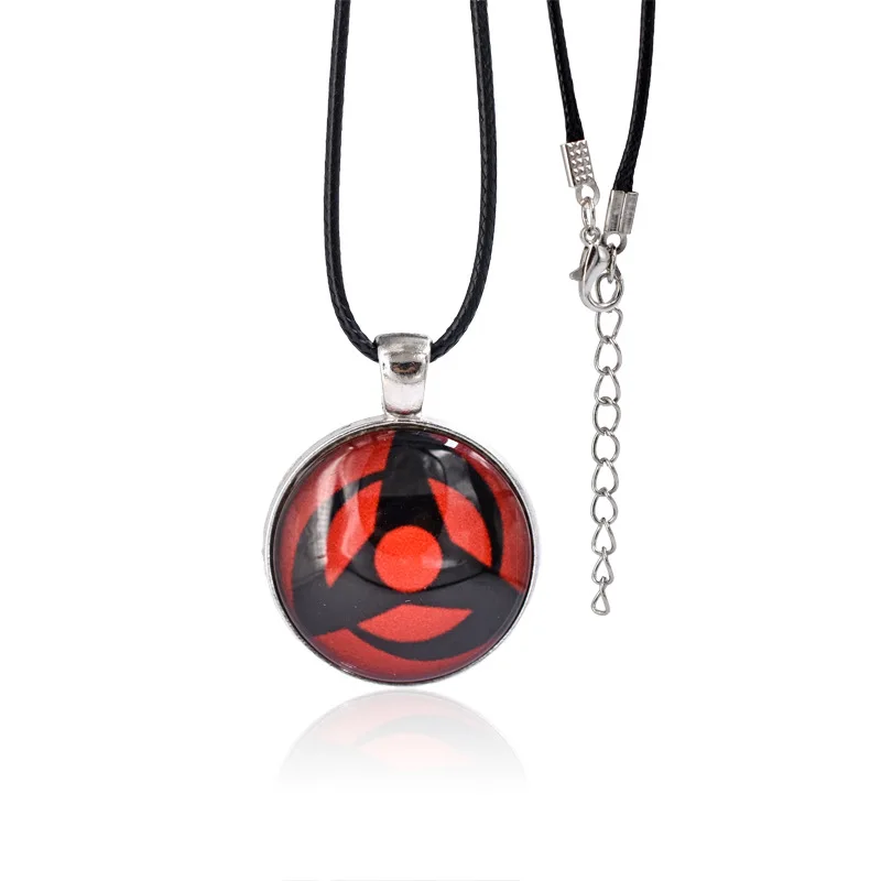 Naruto Shippuden Sharingan Necklace, Glow-in-the-Dark