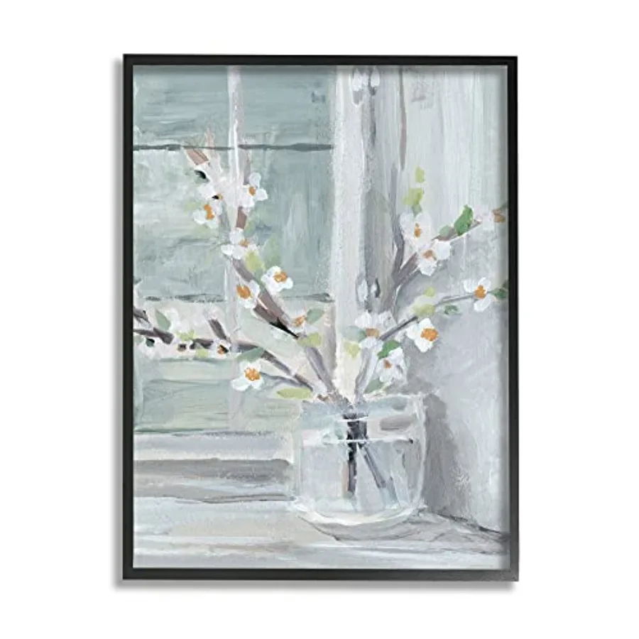 

Abstract White Flower Window Sill Contemporary Still Life