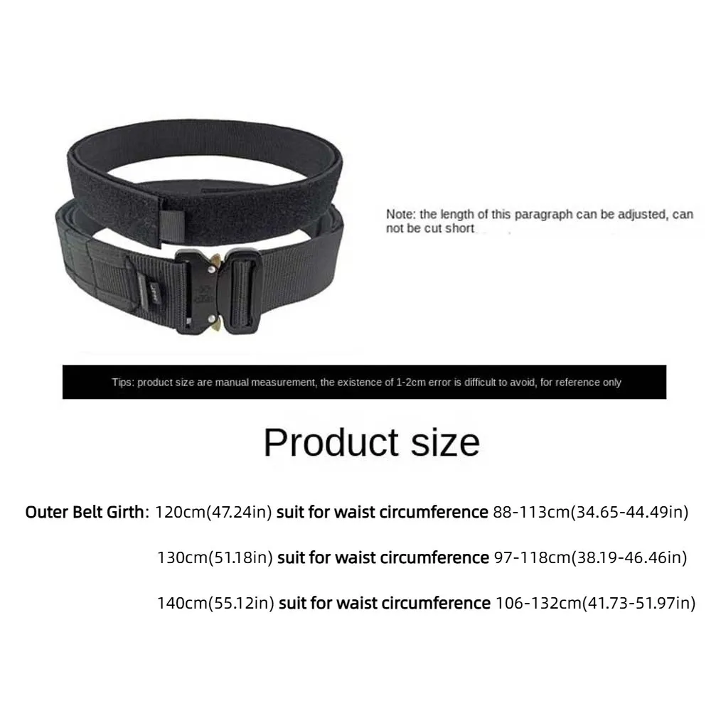 Fashion Adjustable 2 In 1 Waistband Alloy Buckle Reversible Men Nylon Belt Texture Solid Color Mounted Waistband Travel