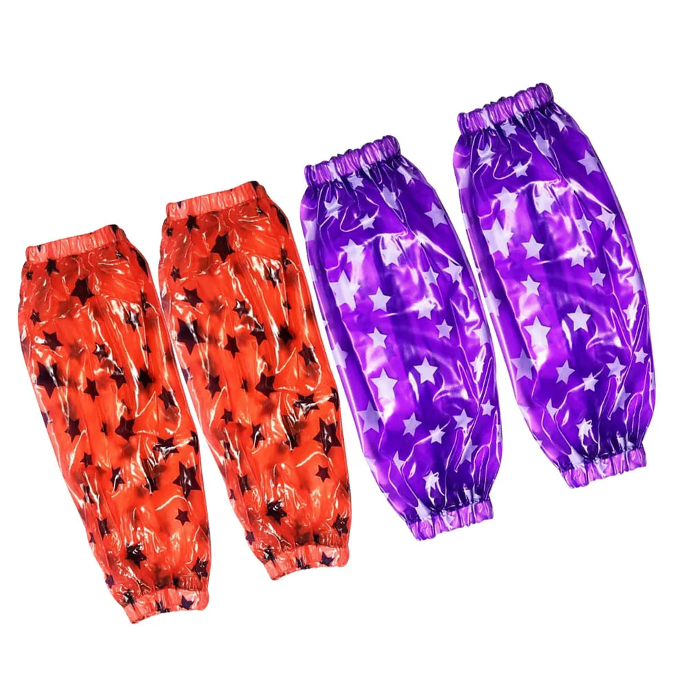 2pcs Waterproof Oversleeve Pvc Oilproof Arm Sleeve Protector For Kitchen Cleaning Lightweight Durable Elastic Cuff Women Men