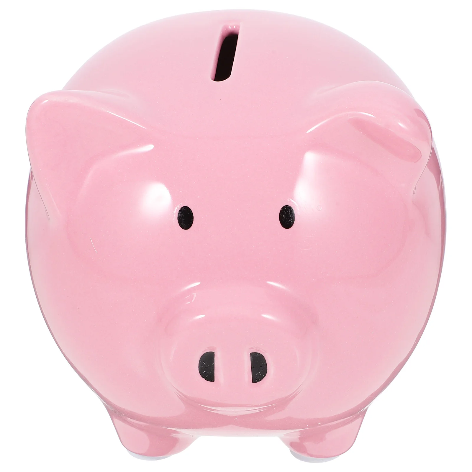 

Adorable Pig Shape Money Box Child Friendly Piggy Bank for Saving Coins Perfect Room Office Desk Decoration Gift