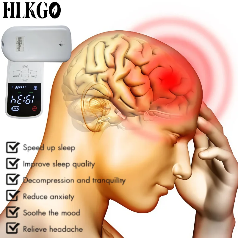

Professional Grade Vagus Nerve Stimulator - Achieve Deep Calm, Relaxation & Drug-Free Pain Relief with This Sleep Aid