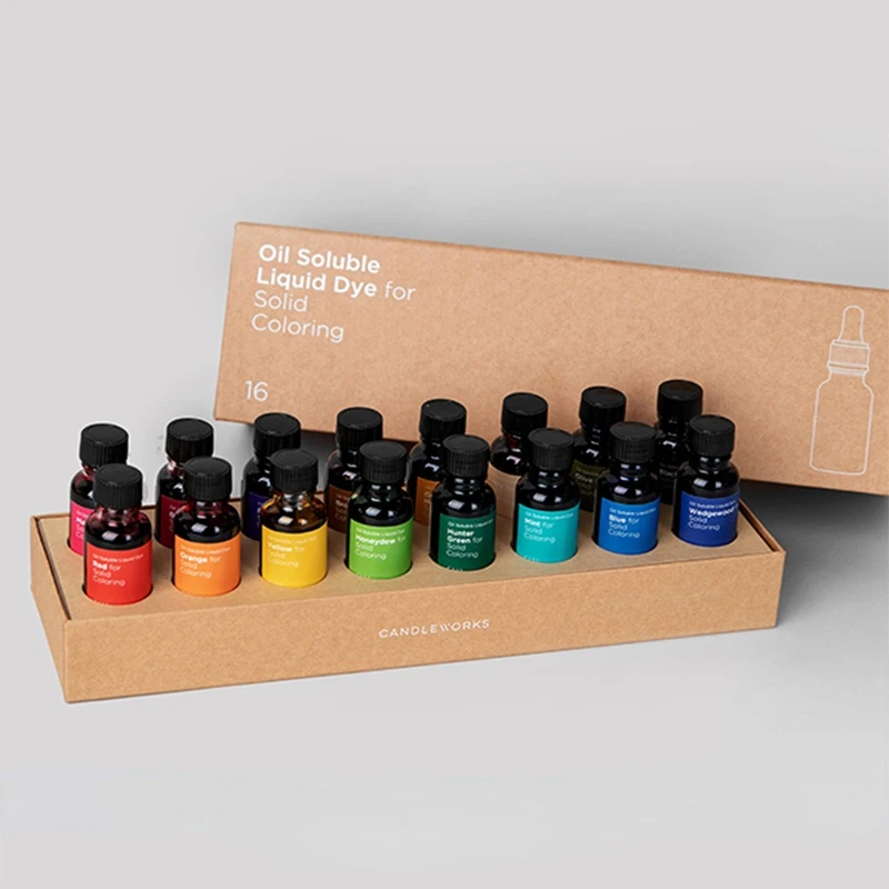 Korean Candle Special Liquid Dye DIY Scented Candle Pigment Soybean Wax Beeswax Pigment candle dye candle making items