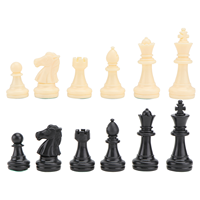 32Pcs Plastic Magnetic Chess Pieces Board Game Accessories Without Chess Board