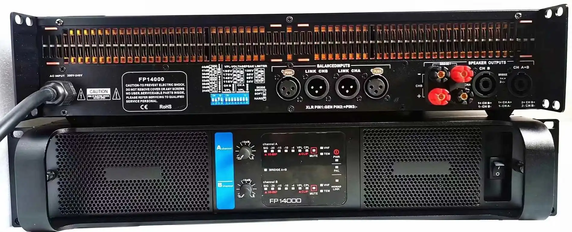 مصنع FP14000 Aoshen معدات الصوت عالية الجودة مكبر كهربائي المهنية مكبر كهربائي الصوت #2