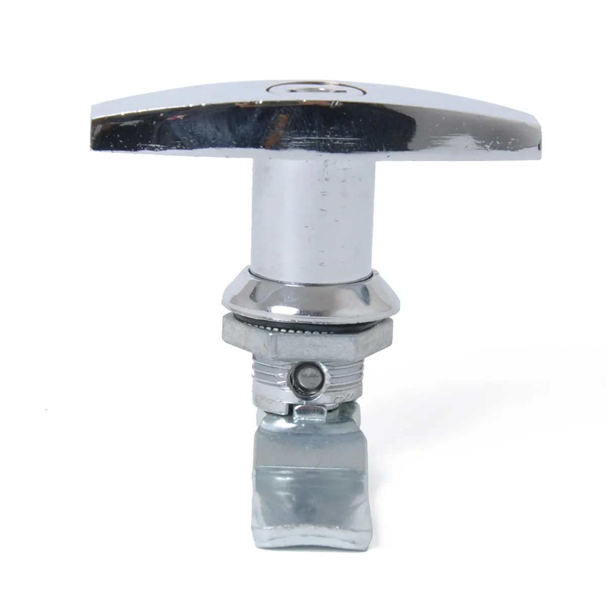 T Handle Lock Heavy Duty Foldable Anti-theft Paddle Hook Cylinder Trailer RV Car Accessories Weather Resistant Zinc Coating