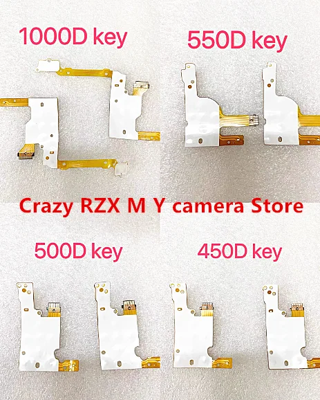 New replacement Keyboard Key Button Flex Cable for Canon EOS 450D 500D 550D 1000D / Rebel XSi T1i T2i F / Kiss X2 X3 X4 XS