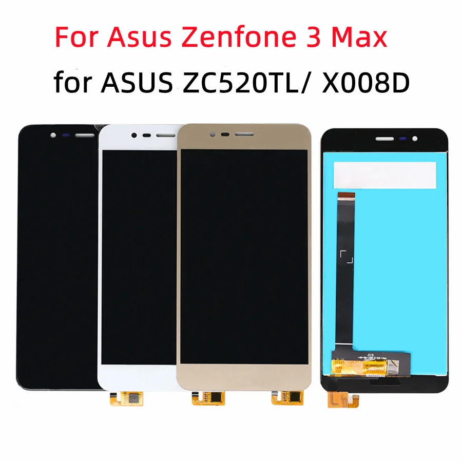 

5.0" For Asus Zenfone 3 Max ZC520TL X008D LCD Display Touch Panel Screen Digitizer Assembly for ASUS ZC520TL X008D LCD