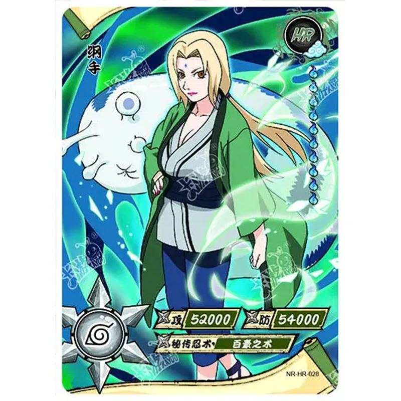 Kayou NARUTO HR Series Rare Collectible Card Anime Uzumaki Naruto Hatake Kakashi Cartoon Board Game Toys Boys Christmas Gifts