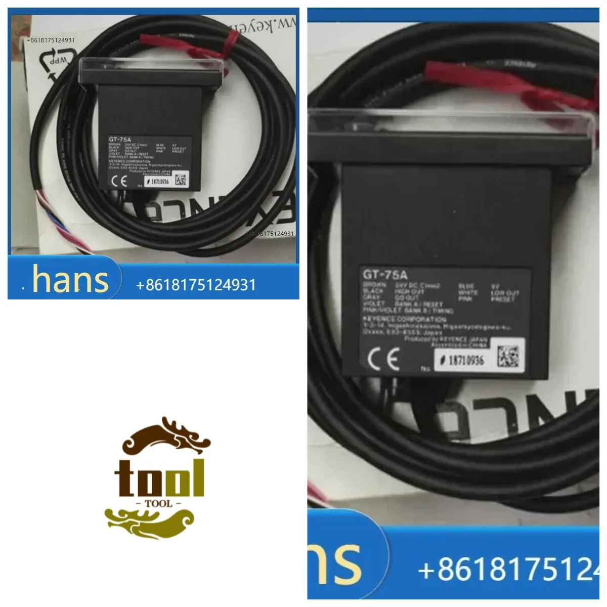 2026 Factory Direct Sales GT-75A KEYENCE displacement sensor, brand new and , fake one penalty ten