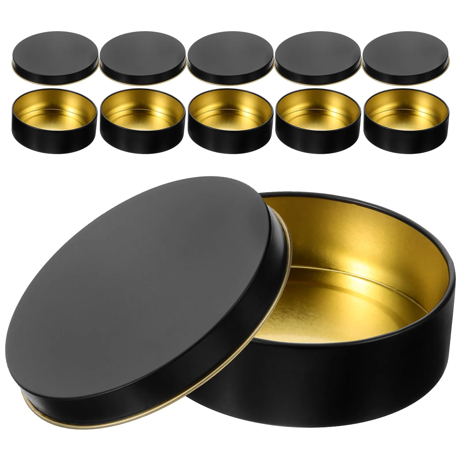 

6Pcs Round Jars Multi-Function Storage Cases Portable Makeup Containers for Travel Outdoor Use Jars