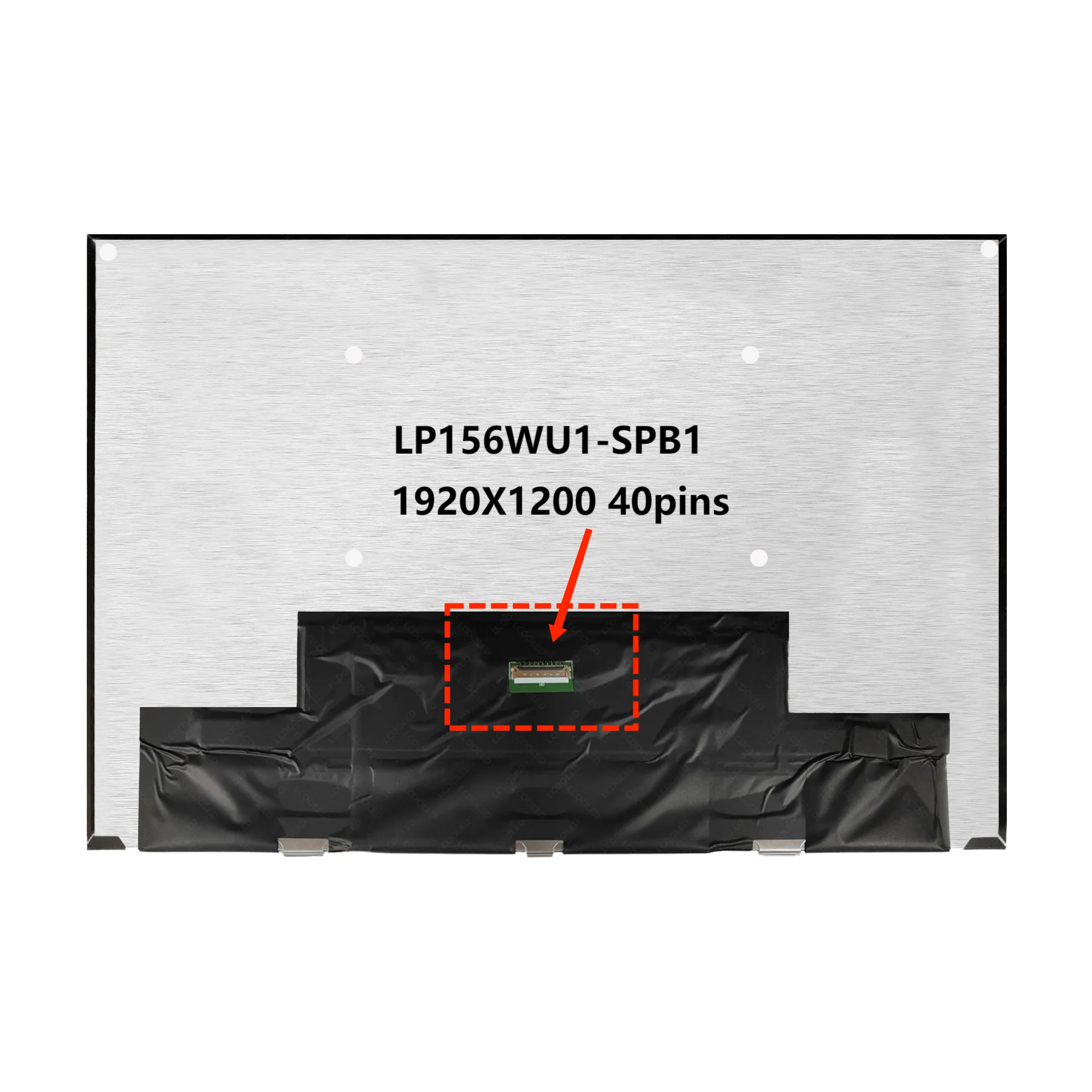 15.6'' FHD LQ156N1JW01 LQ156N1JW02 LP156WU1-SPB1 For Dell XPS 15 9510 15.6'' LCD Screen Display Panel Non Touch 40pins 1920X1200