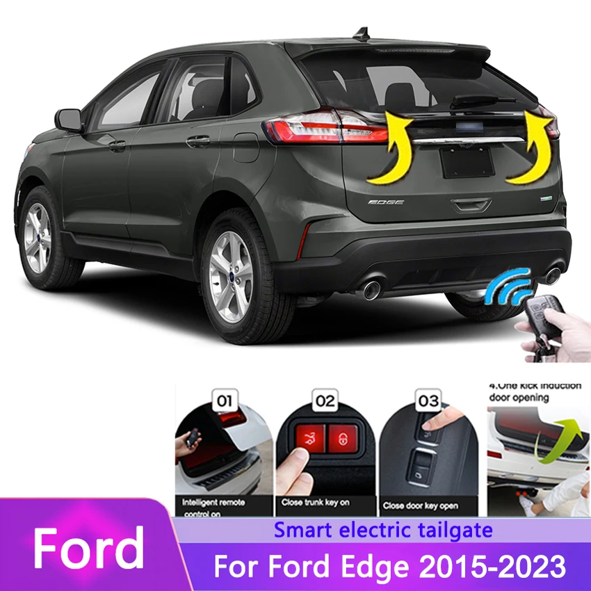 

Electric Tailgate For Ford Edge 2015-2023 Power Trunk Lift Electric Hatch Tail Gate Auto Rear Door Tail Box Intelligent