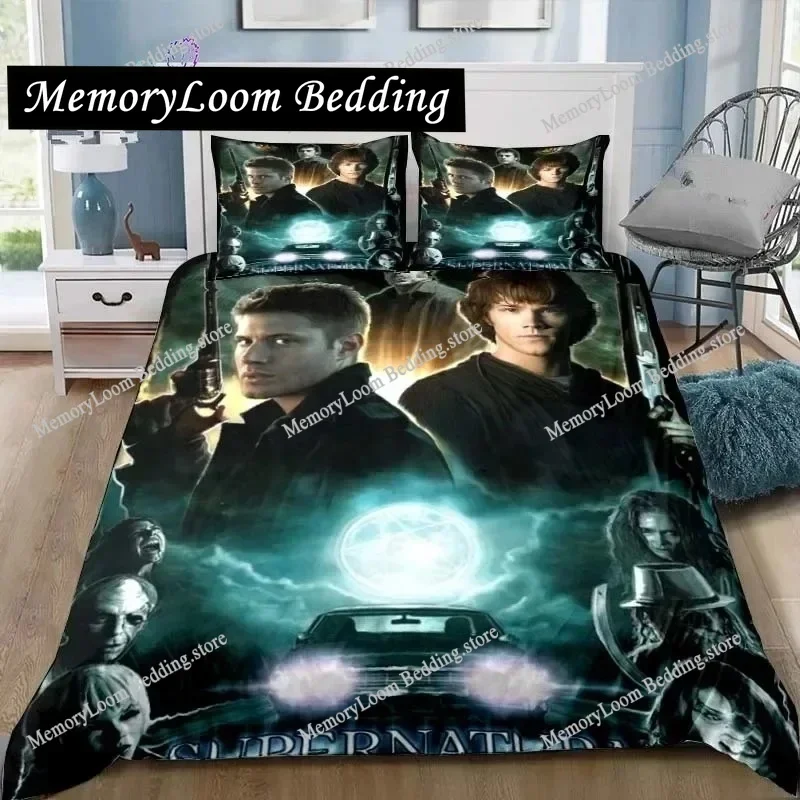 

Sci-fi Drama Series Supernatural Style Duvet Cover Pillow Case Bedding Set Quilt Cover Double Bed Home Textile Luxury Gift