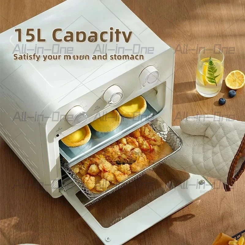 15L Home Kitchen Appliances Electric Air Fryer Toaster Oven Hot Air Circulating Drying Oven Multifunctional Air Fryer Ovens