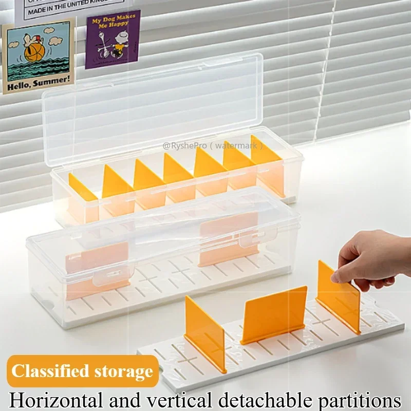 Pojemnik z przezroczystego plastiku z przegródkami, pojemność 700+, organizer 2L na karty kolekcjonerskie, duży pojemnik na karty do gier, baseball, MTG, standardowe etui na karty