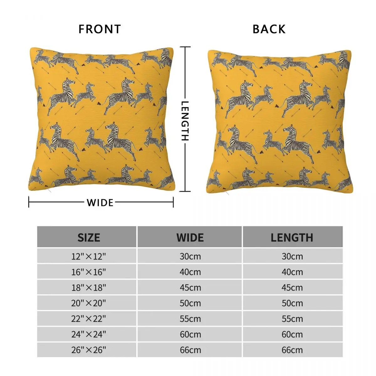 Royal Tenenbaums Zebra Wallpaper Pillowcase Polyester Linen Velvet Pattern Zip Decor Sofa Cushion Case Wholesale