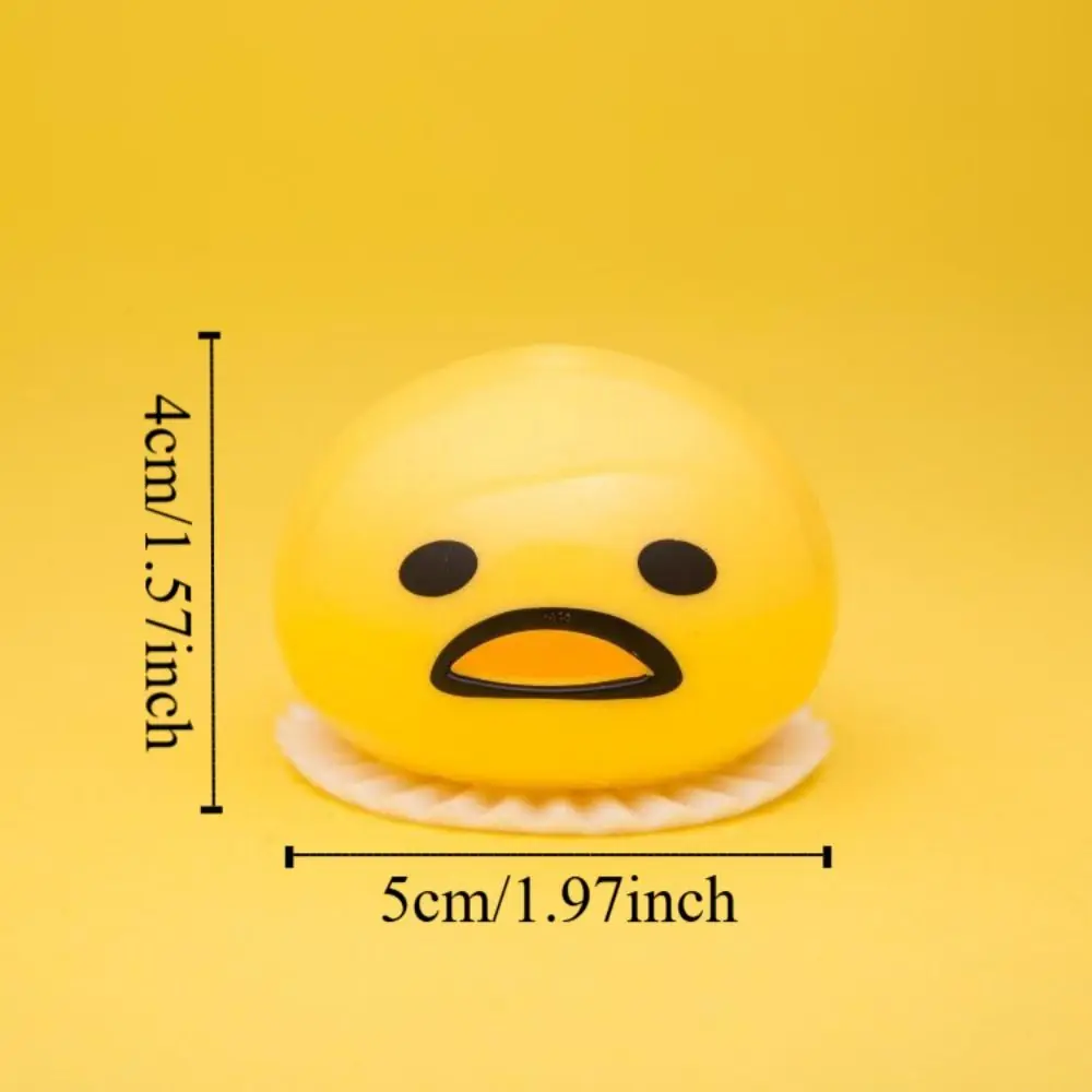 Puking ไข่แดงความเครียดลูกบอลสีเหลือง Goop บรรเทาความเครียดของเล่นตลกบีบ Tricky AntiStress น่าขยะไข่ของเล่นเด็กของขวัญ