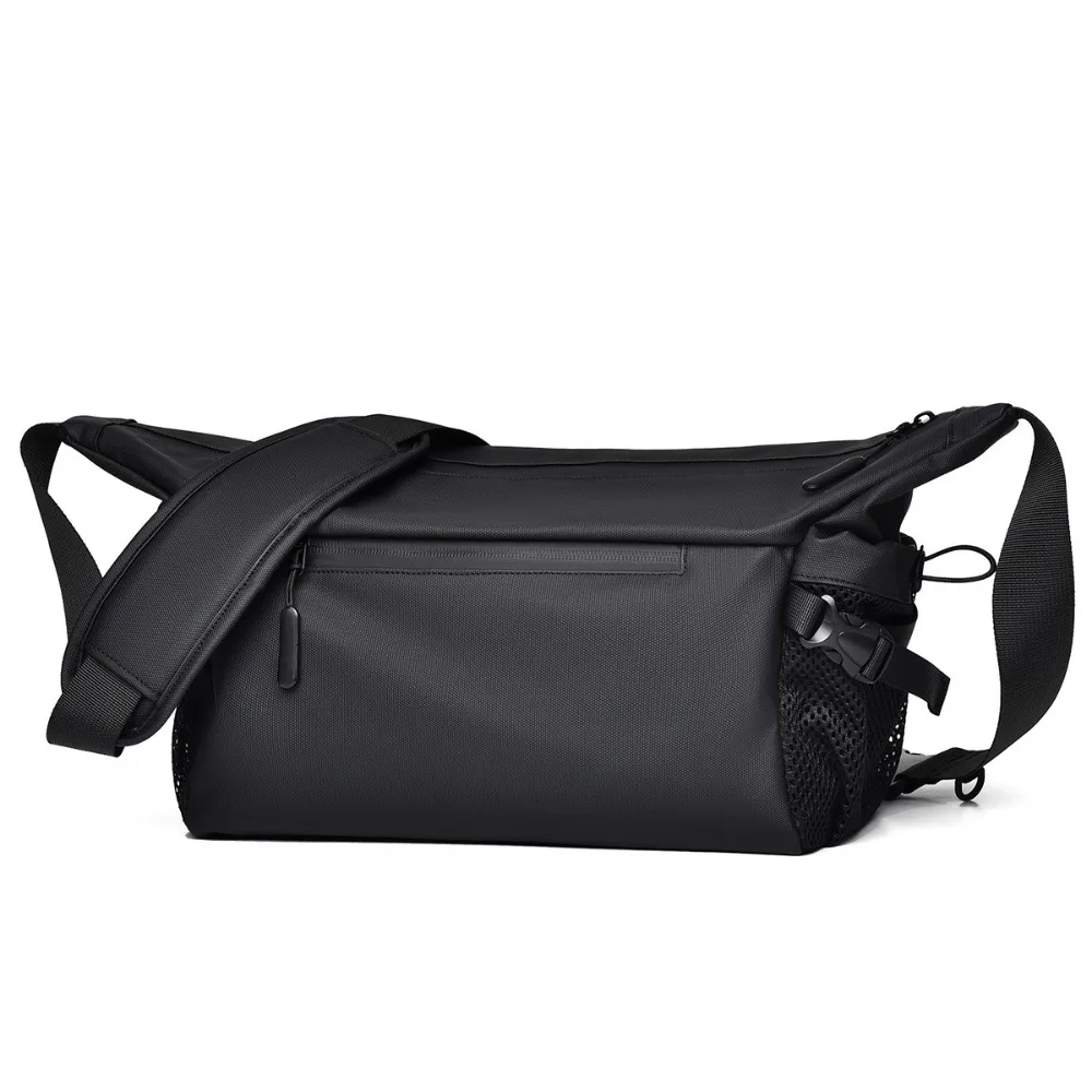 

Large Capacity Waterproof Chest Bag Adjustable Strap Simple Men's Shoulder Bag Korean Zipper Casual Mailman Bag Jogging