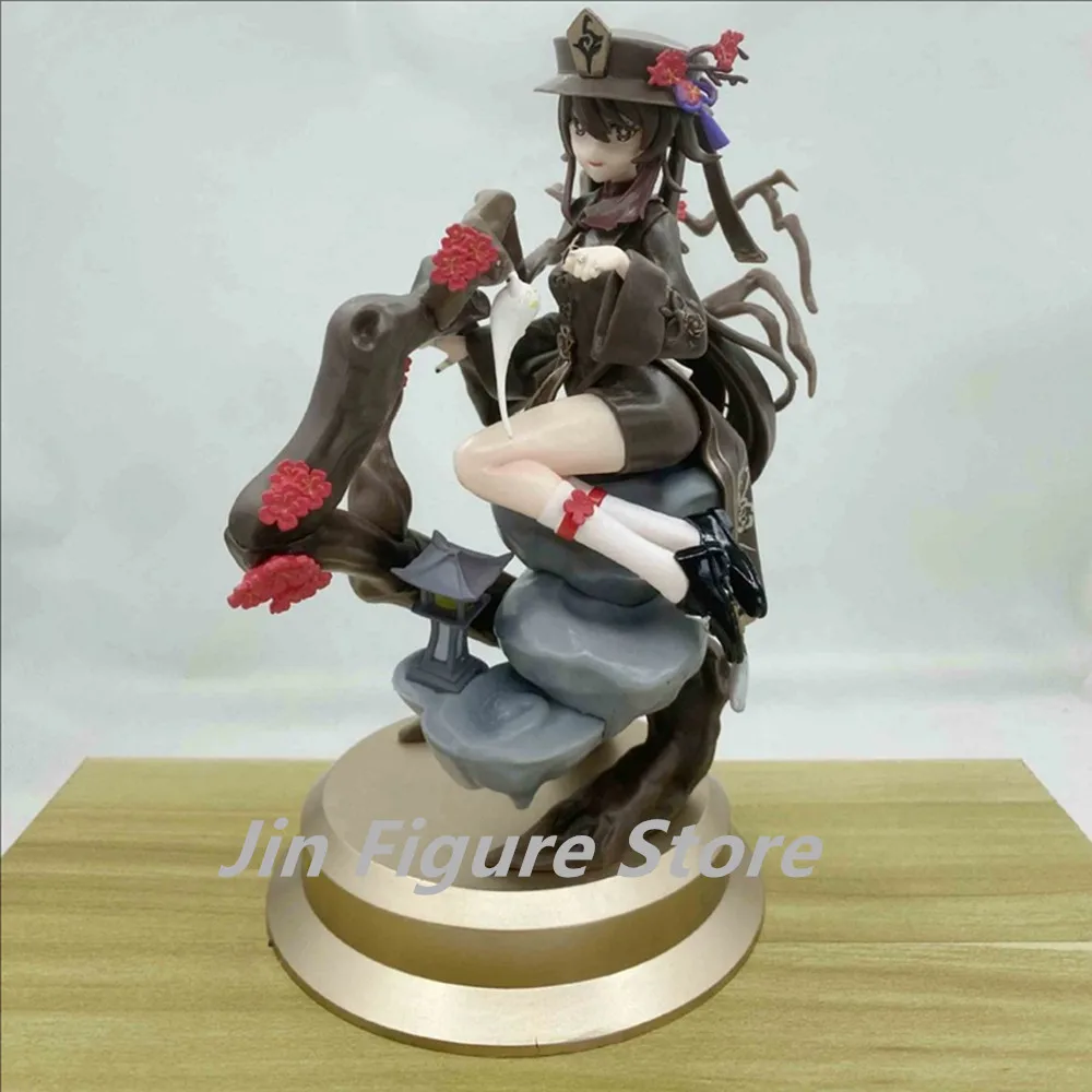 

22cm Genshin Impact Hu Tao Action Figures Anime Characters Cute Doll Pvc Model Ornaments Collection Desktop Display Gift Toys