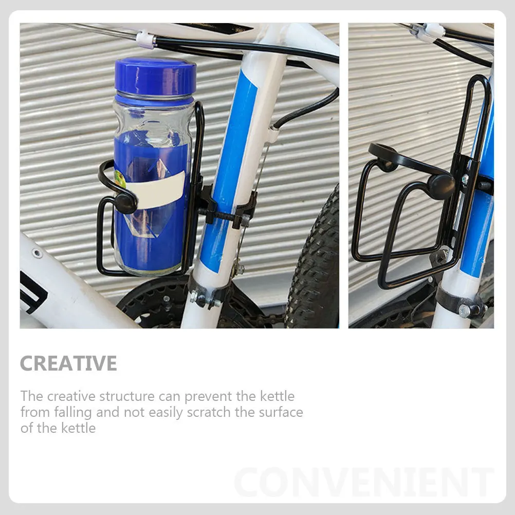 

Water Bottle Holder For Bike Aluminum Alloy Cycling Bottle Bracket Secure Fit For Various Kettle Sizes Bike Accessory