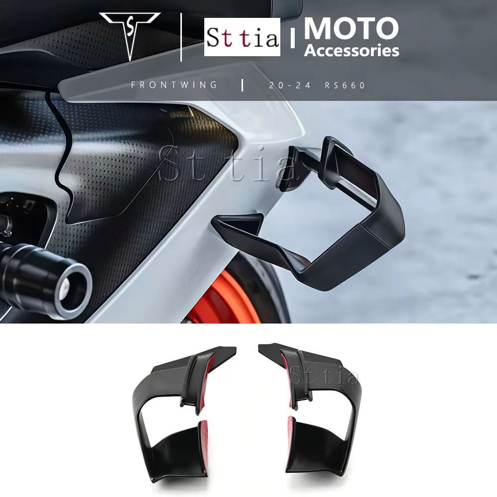 For Aprilia RS660 660 2020 2021 2022 2023 2024 RS 660 Motorcycle Aerodynamic Wing Kit Fixed Winglet Fairing