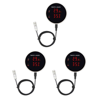 【New User Coupon】3X Tuya Wifi Temperature And Humidity Sensor External Probe Digital LCD Display Indoor Thermometer Hygrometer E