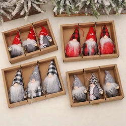3pc/box Handmade Gnome Christmas Faceless Doll Merry Christmas Decorations For Xmas Home Ornament Navidad Natal New Year 2023